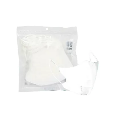 Khẩu Trang 5D Mask Bisou Trắng Bịch 10 Cái